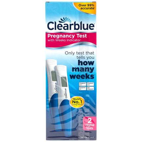 Clearblue Digital Pregnancy Test With Weeks Indicator 2 Tests - SuperSaverAU - view 1