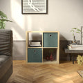 Flexi Storage Clever Cube 330 x 330 x 370mm Jade Green Fabric Insert