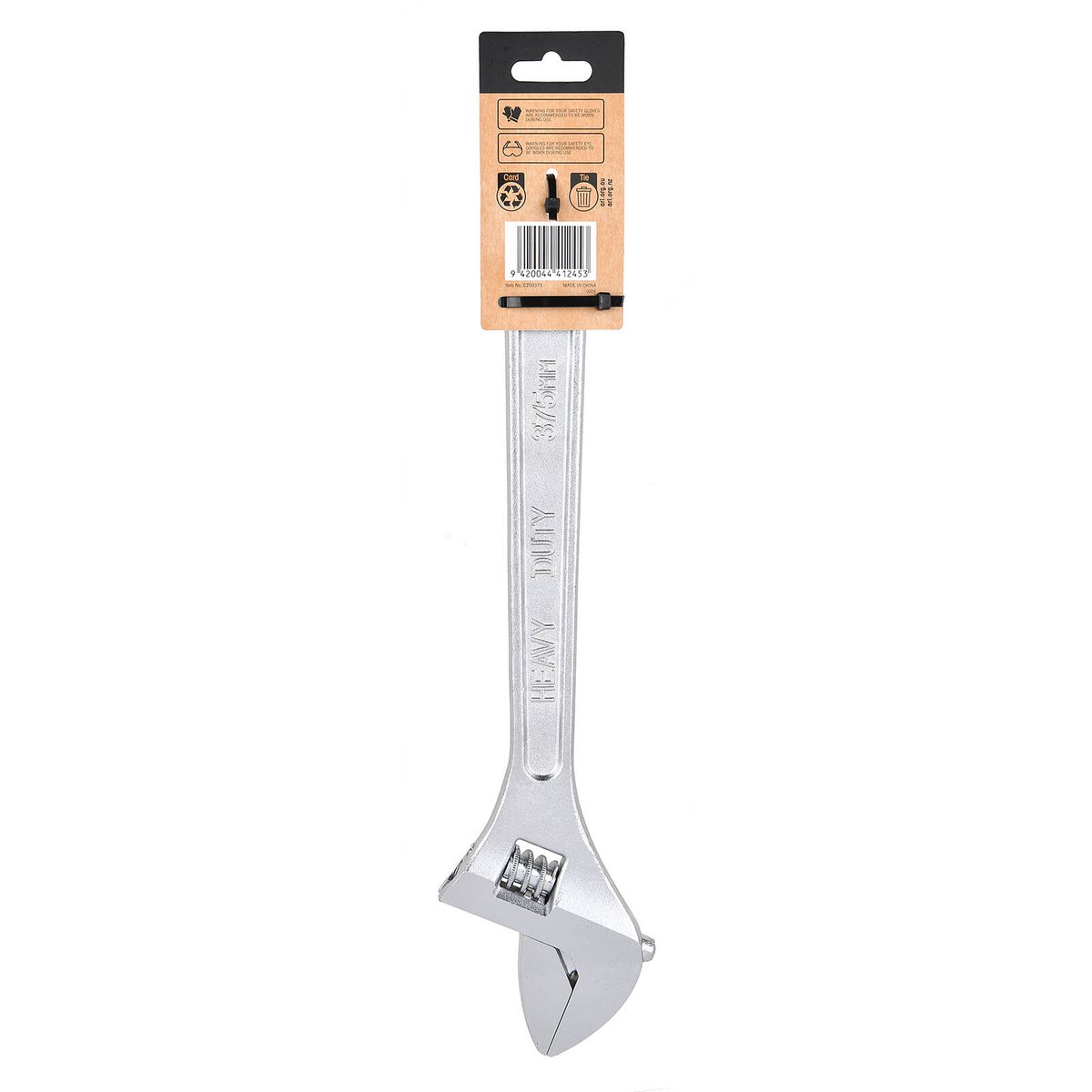 Craftright Adjustable Wrench - 375mm - Durable Carbon Steel - Versatile - SuperSaverAU - view 4