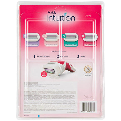 Schick Intuition Razor With 9 Cartridges - SuperSaverAU - view 2