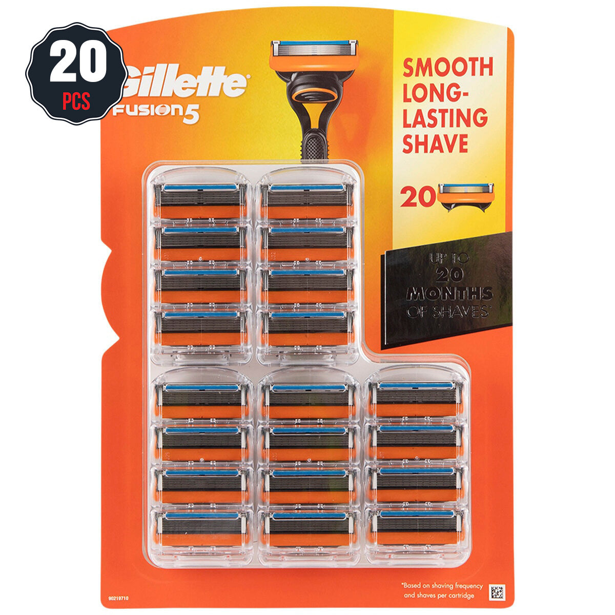 Gillette Fusion 5 Manual Cartridges 20 Pack