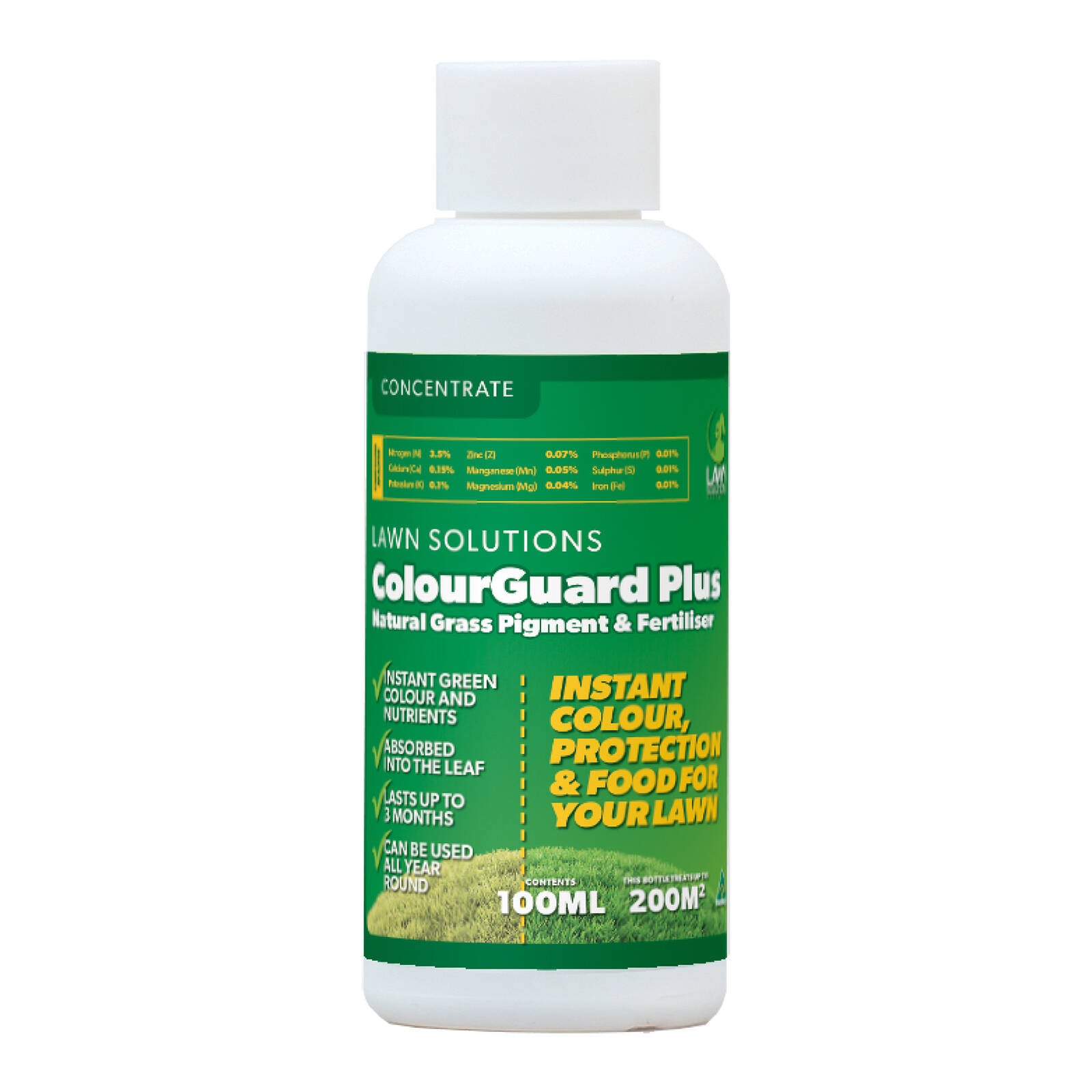Lawn Solutions Australia ColourGuard Plus Concentrate Liquid Fertiliser 100ml