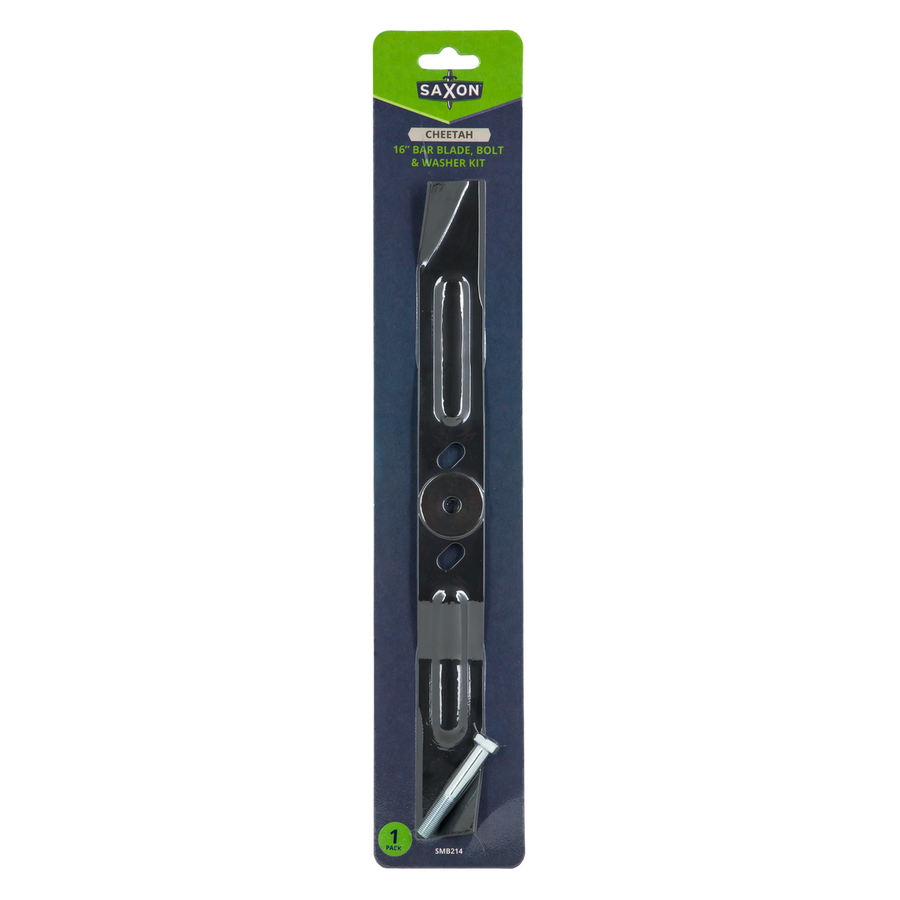 Saxon 16" Mower Blade Bolt Set - 2 Blades, Nuts & Bolts - Suits Victa, Cheetah, Ultralite, Yardking - SuperSaverAU - view 1