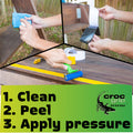 Croc Grip Black Anti-Slip Steps - 3 Pack