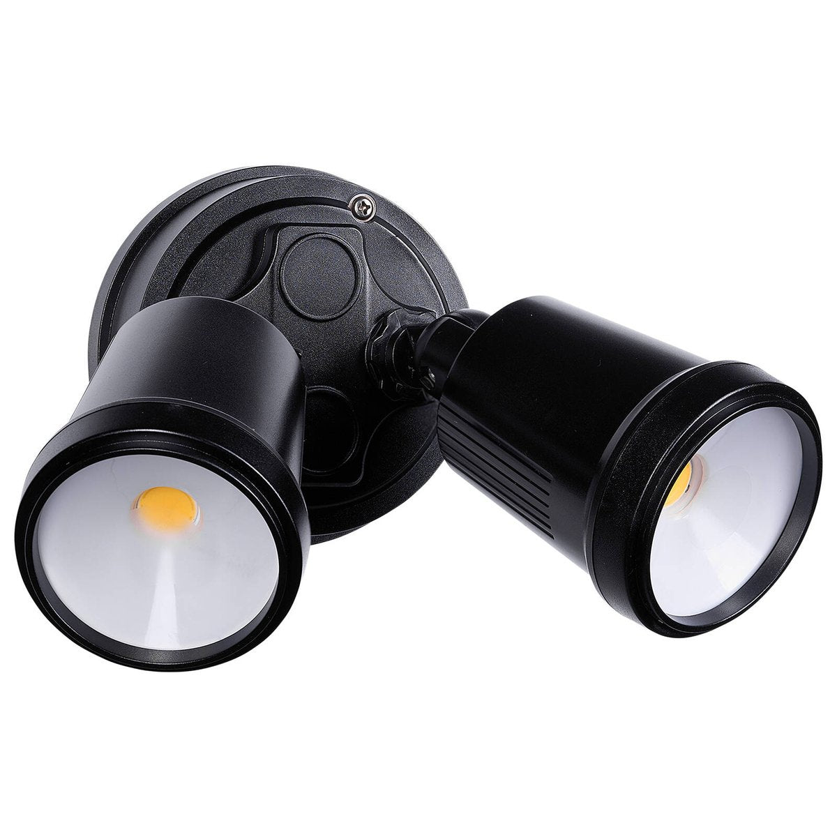 Brilliant Black Raptor III Twin Flood Light - 20W - 1800 Lumens - IP65 Weather Resistant - SuperSaverAU - view 2