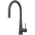 Oliveri Essente 316 stainless steel pull out gooseneck mixer tap - Gunmetal - WELS 5 star - SS31625-GM