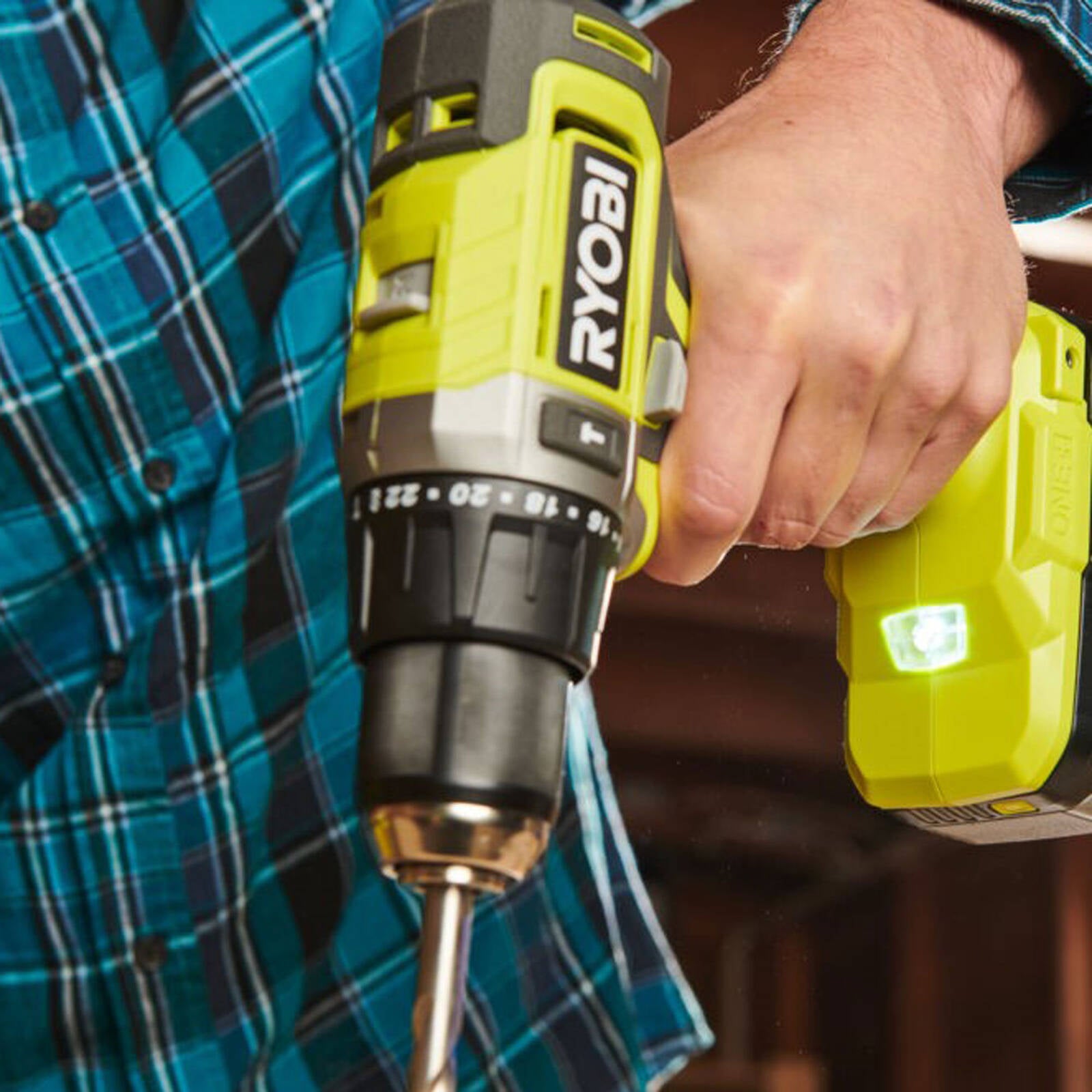 Ryobi 18V ONE+ Hammer Drill Skin RPD18