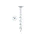 Pinnacle 5.0 x 40mm White Countersunk Timber Screws - 20 Pack