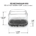 Slipstick Outdoor Berber Clear Sleeve 16x44mm - 16 Pack - Floor Protection - SuperSaverAU - view 2