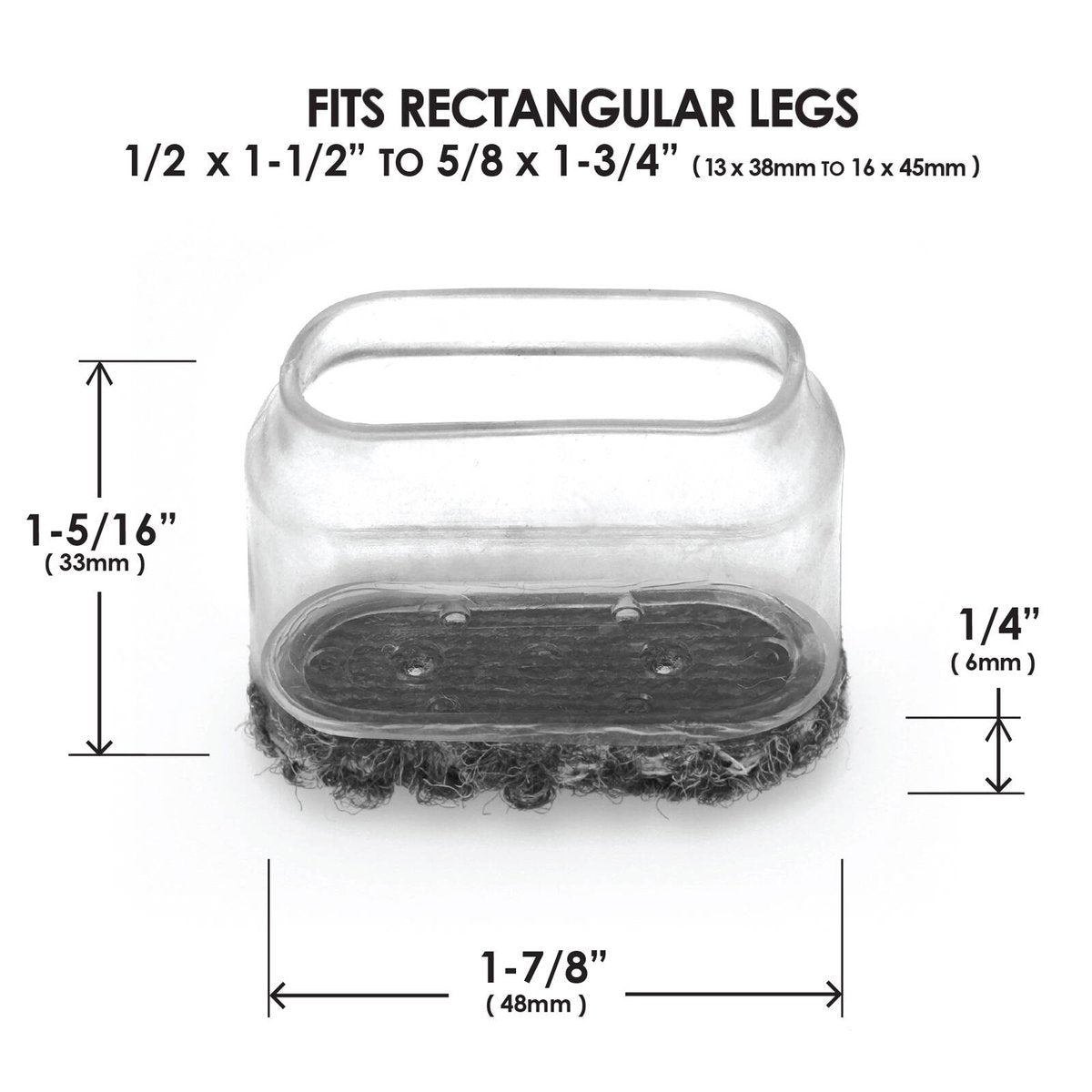 Slipstick Outdoor Berber Clear Sleeve 16x44mm - 16 Pack - Floor Protection - SuperSaverAU - view 2