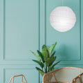 Palla White Paper Shade 40cm Diameter Easy Fit Ceiling Lamp - SuperSaverAU - view 2