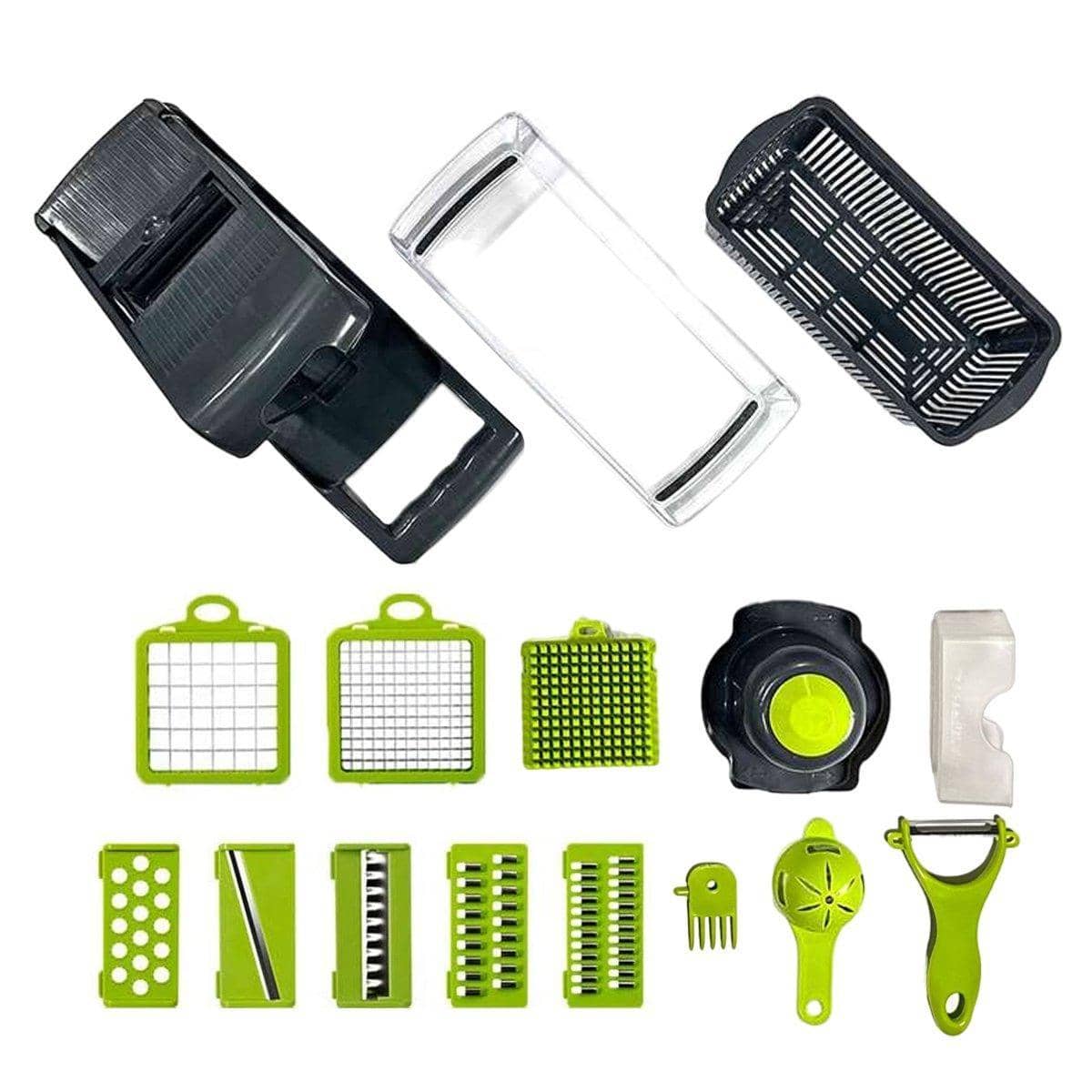 16-In-1 Multi-Functional Vegetable Chopper Potato Cucumber Slicer and Dicer Tool - view 2
