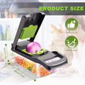 16-In-1 Multi-Functional Vegetable Chopper Potato Cucumber Slicer and Dicer Tool - view 3