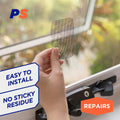 Permastik Flyscreen Repair Patches 3 Pack - 180 x 130mm - Black - Easy Install - SuperSaverAU - view 3