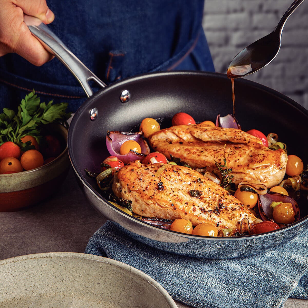 Tramontina Grano 20cm Tri-Ply Clad Non-stick Frying Pan - Starflon Premium - Induction - 62155207