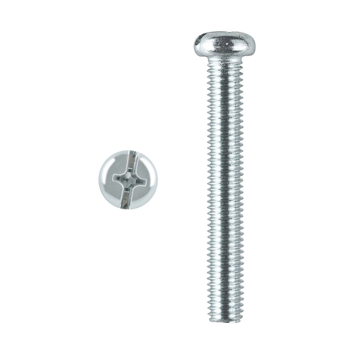 Pinnacle M8 Zinc Plated Round Head Bolts and Nuts 2 Pack - 80mm - SuperSaverAU - view 1