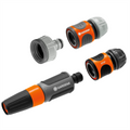 Gardena 13mm Basic Hose Set - Plastic - Adjustable Spray - Durable - SuperSaverAU - view 1