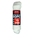 Grunt 12mm x 20m White Polypropylene Super Silver Rope 1800kg