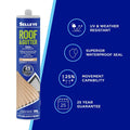 Selleys Roof and Gutter Silicone Sealant 300g Paperbark - Waterproof, UV Resistant - SuperSaverAU - view 2
