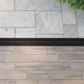 Everhard EasyDRAIN Compact 1m Polymer Grate and Channel, Black UV Stabilised Push-Connect Drain