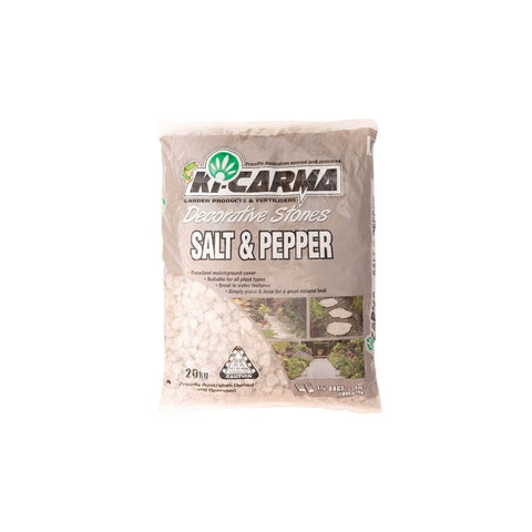 Ki Carma 20kg 20mm Salt And Pepper Decorative Stones - Stone - Natural Look - SuperSaverAU - view 1