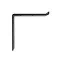 Carinya Lipped Angle Bracket - 185 x 185mm - Black - Powder Coated Steel - 100kg Load Capacity - SuperSaverAU - view 2