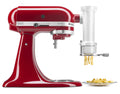 KitchenAid Gourmet pasta press attachment - six quick-change discs, built-in wire cutter, white - KSMPEXTA