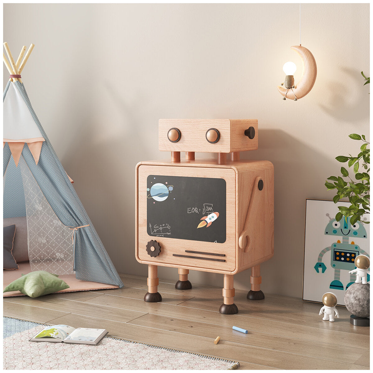 Aesthetik Kids Robot Bedside Table - SuperSaverAU - view 5
