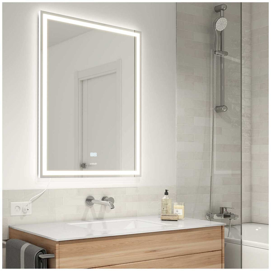 Artika Aurea Integrated LED Plug In Wall Mirror - SuperSaverAU - view 1