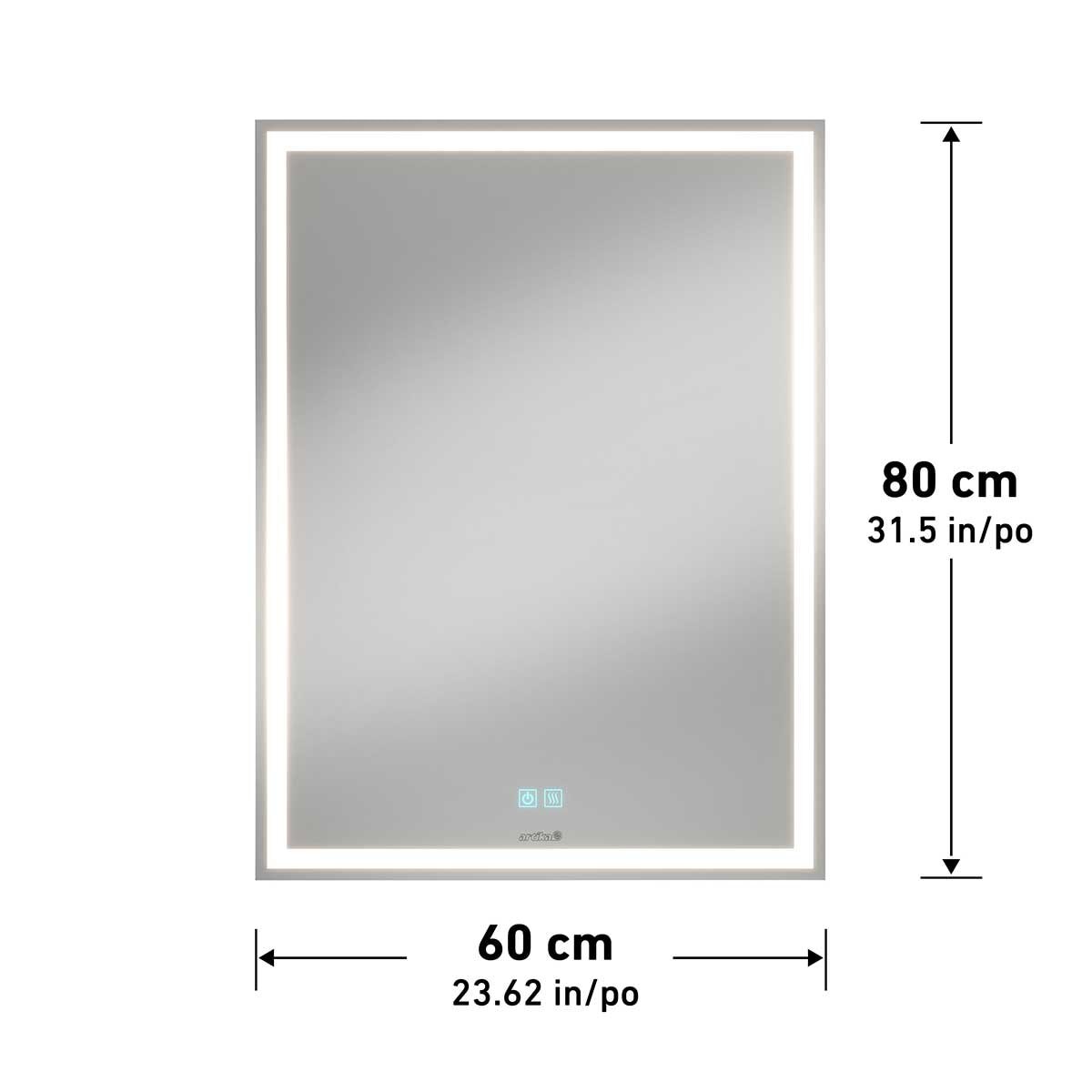 Artika Aurea Integrated LED Plug In Wall Mirror - SuperSaverAU - view 9