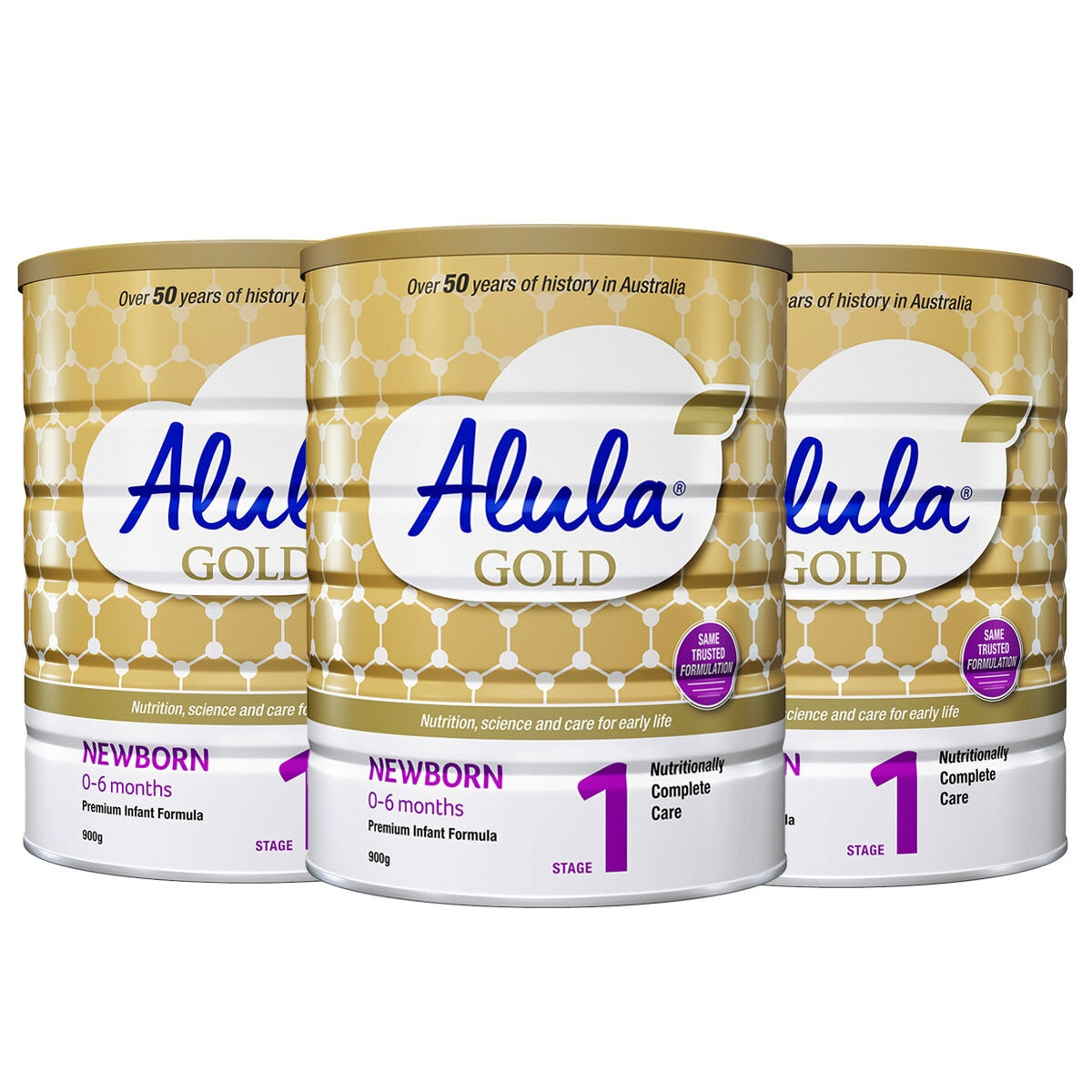 Alula Gold Stage 1 Infant Formula 3 x 900g - SuperSaverAU - view 2