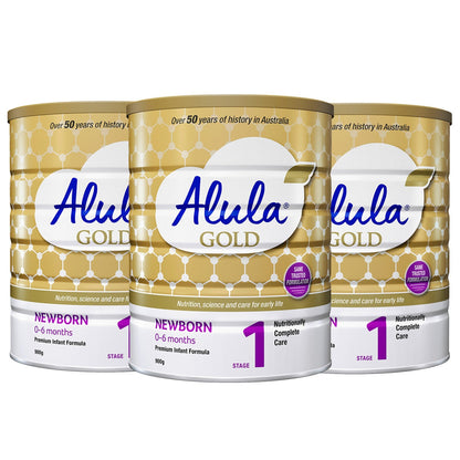 Alula Gold Stage 1 Infant Formula 3 x 900g