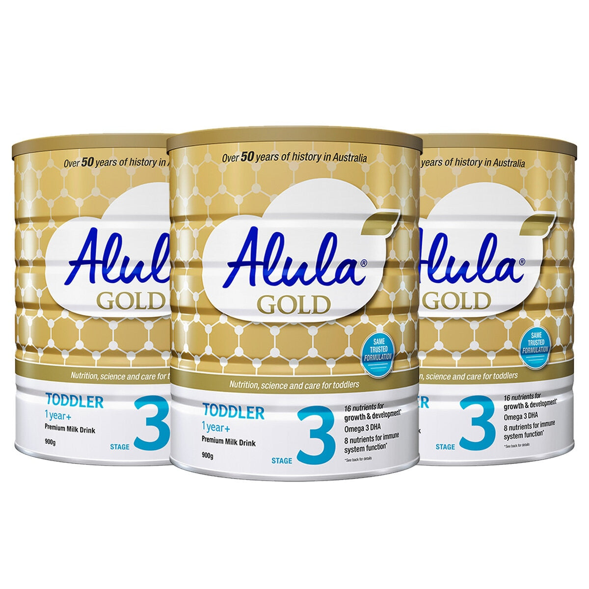 Alula Gold Stage 3 Infant Formula 3 x 900g - SuperSaverAU - view 2