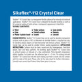 Sika Sikaflex-112 290ml Crystal Clear Adhesive Sealant