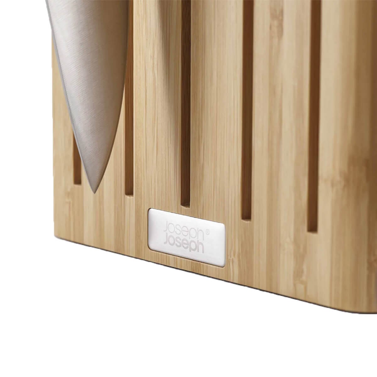 Joseph Joseph Elevate 5 Piece Knife Block Set - Steel Knives and Bamboo Block - 10564