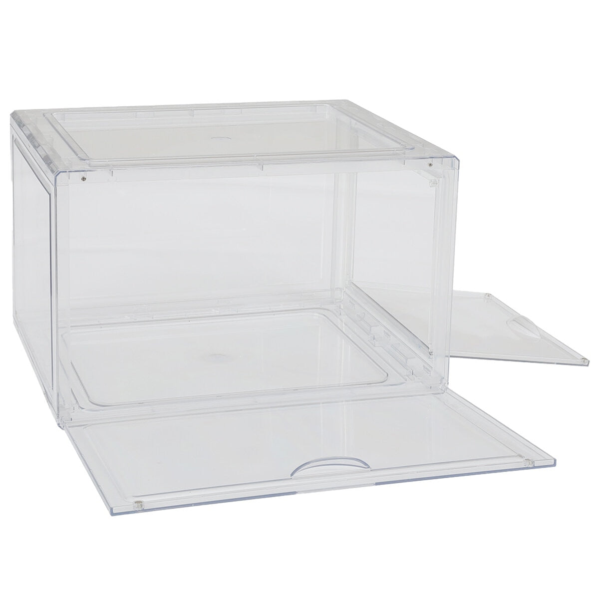 Stackable Shoebox And Organiser 4 Pack