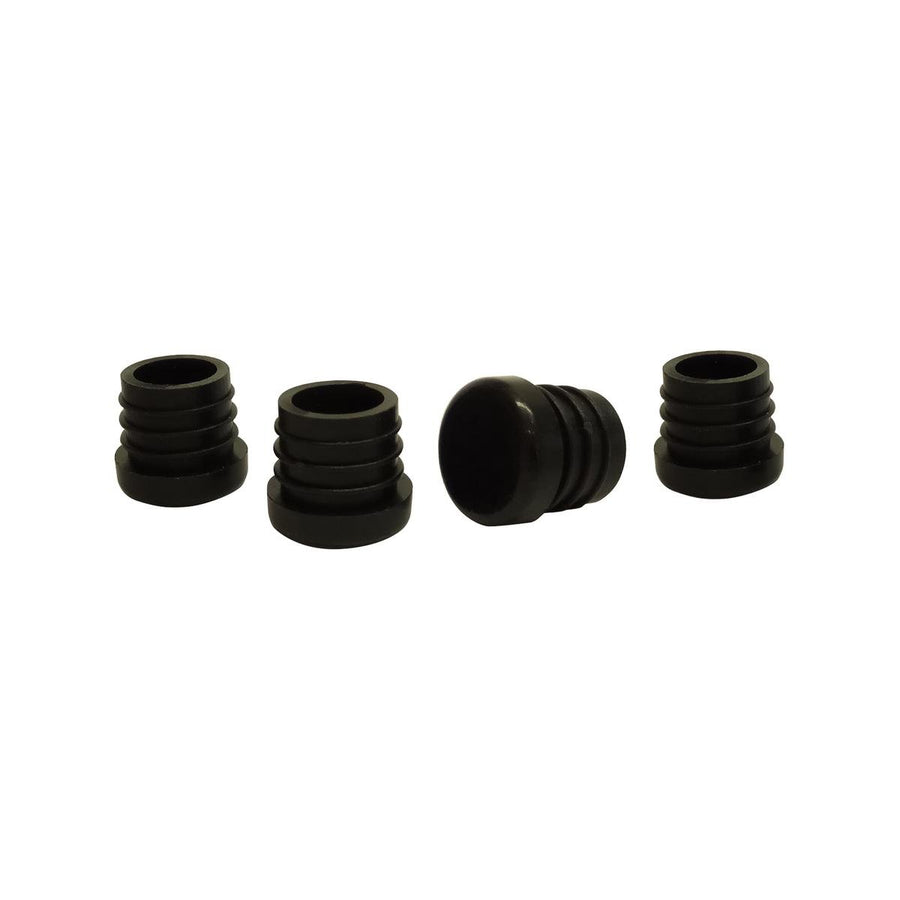 Surface Gard Black Round Plastic Internal Chair Tip 4 Pack - 19mm - SuperSaverAU - view 1
