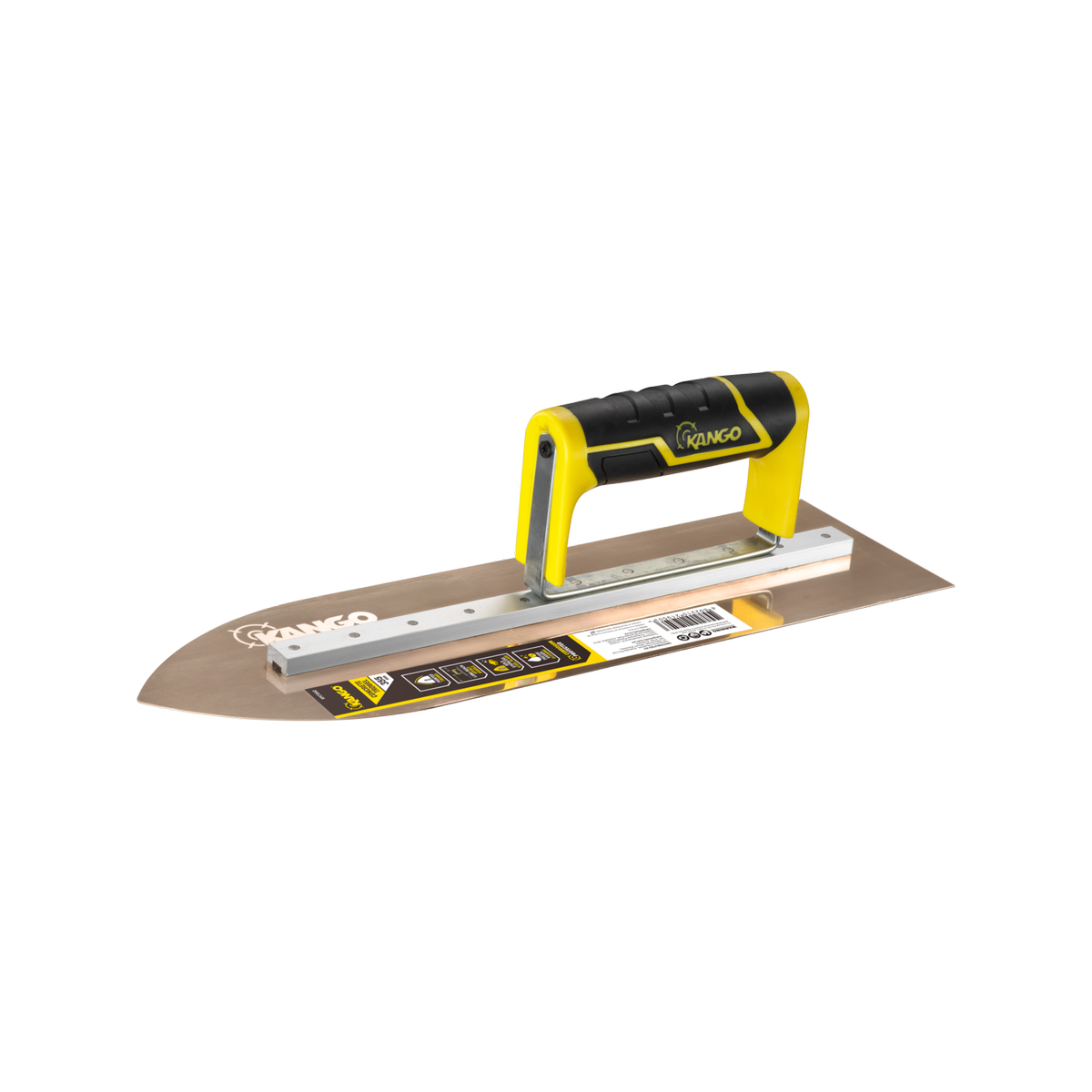 Kango 355mm Pointed Concrete Trowel - Gold Stainless Steel - Precision Finish - SuperSaverAU - view 1