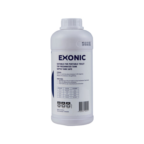 Exonic 1L Caravan Toilet Top Tank Additive Deodoriser & Sanitiser