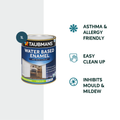 Taubmans 1L White Semi Gloss Water Based Enamel Paint - Easy Clean-Up - Mould Resistant - SuperSaverAU - view 2