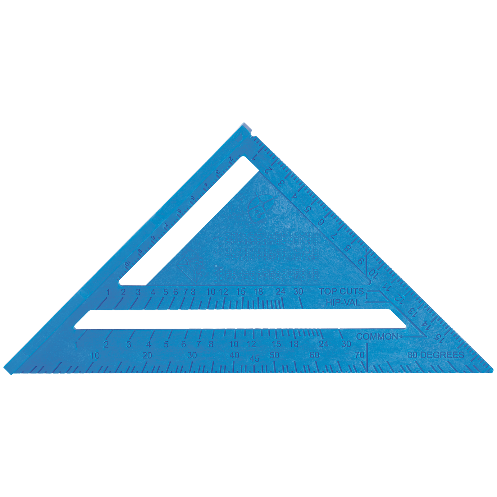 Empire 180mm Metric Polycast Rafter Square, Empire Blue
