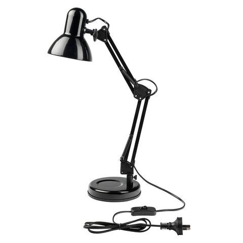Brilliant XL Black Flexi Lloyd Desk Lamp - 1 x 28W E27 - 155mm x 500mm - SuperSaverAU - view 1