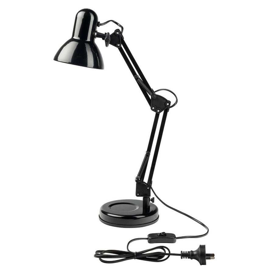 Brilliant XL Black Flexi Lloyd Desk Lamp - 1 x 28W E27 - 155mm x 500mm - SuperSaverAU - view 1
