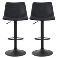 Artiss Vintage Jovy Bar Stool Black 2 Pack - SuperSaverAU - view 2