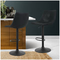 Artiss Vintage Jovy Bar Stool Black 2 Pack - SuperSaverAU - view 3