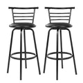 Artiss Bar Stool Metal Backrest 2 Pack - SuperSaverAU - view 2