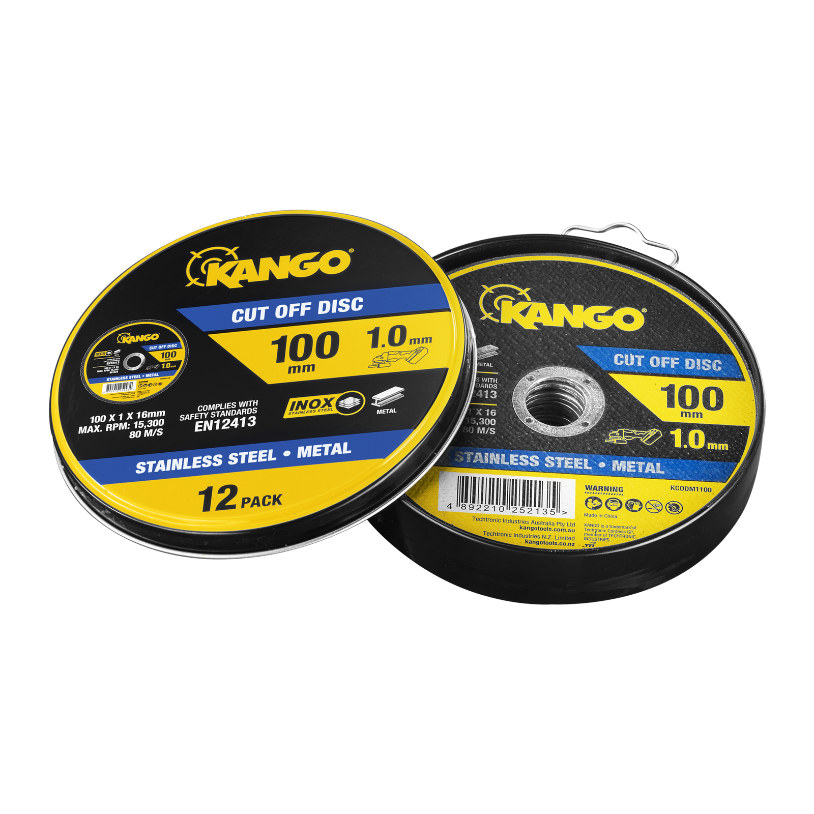 Kango 100mm Metal Cut Off Discs 12 Pack KCODM110012