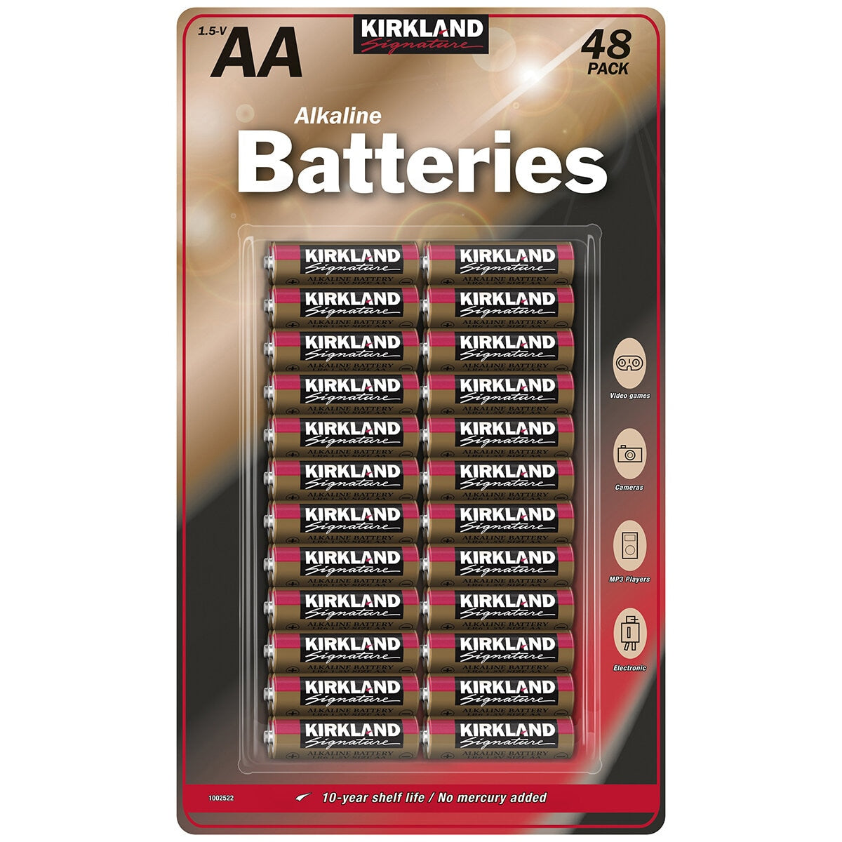 Kirkland Signature AA Alkaline Batteries 48 Pack - SuperSaverAU - view 1