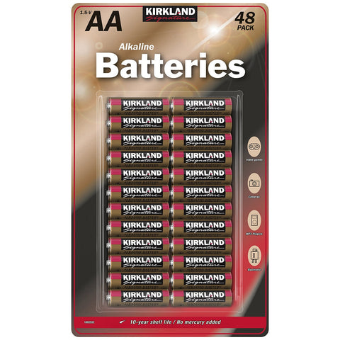 Kirkland Signature AA Alkaline Batteries 48 Pack - SuperSaverAU - view 1