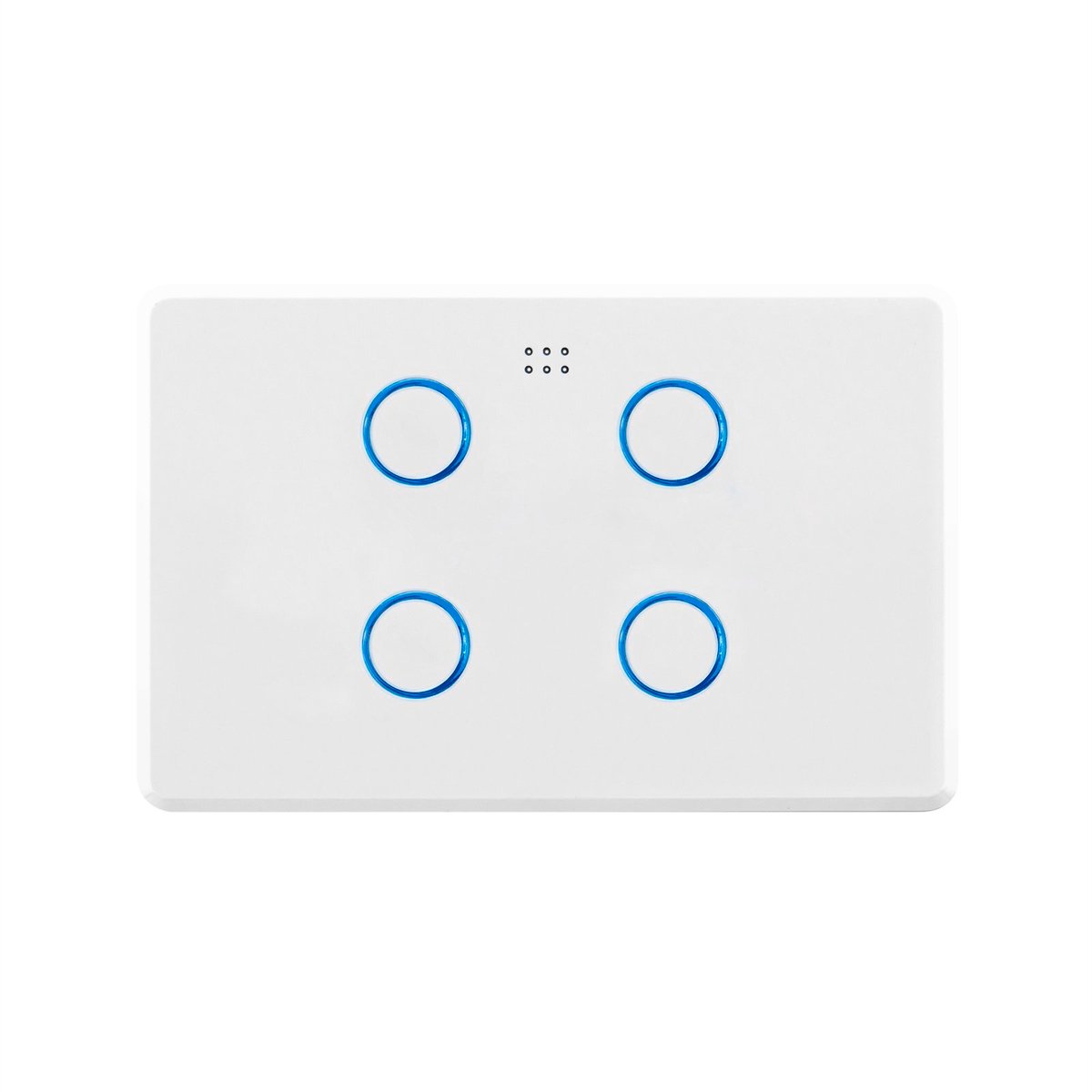 Deta Smart Touch Light Switch - Quad Gang - 250V - White Gloss - SuperSaverAU - view 1